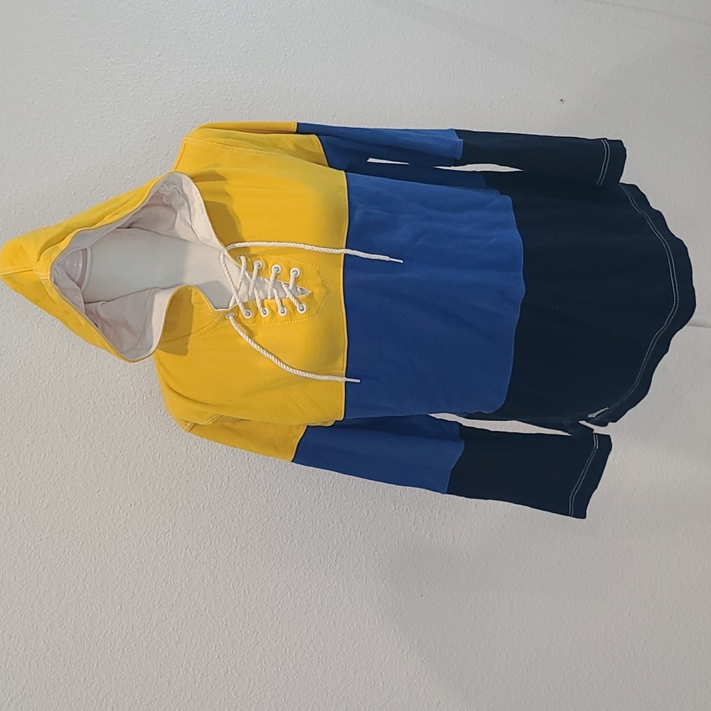 Vintage LAUREN Ralph Lauren stripe hoodie shirt size large